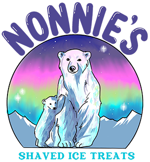 Nonnie's logo white background