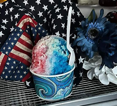 Nonnie's The Patriot Shaved Ice Treat